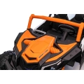 Duży Buggy dla dzieci UTV X3 Off-Road 2-osobowy 4 x 200W Pomarańczowy BBH-028.POM